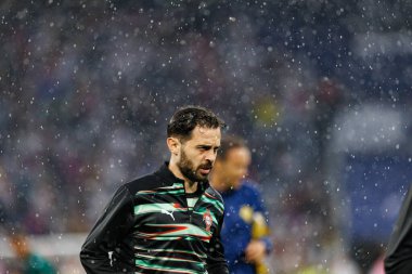 Almanya ve Portekiz milli takımları arasında oynanan 2025 UEFA Uluslar Ligi yarı final maçında Bernardo Silva görüldü (Maciej Rogowski)