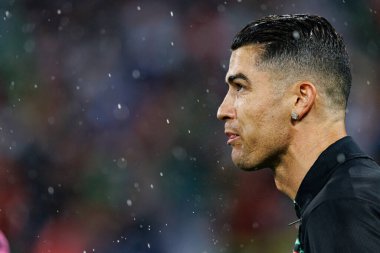 Cristiano Ronaldo, Almanya ve Portekiz milli takımları arasında oynanan 2025 UEFA Uluslar Ligi yarı final maçında görüldü (Maciej Rogowski)