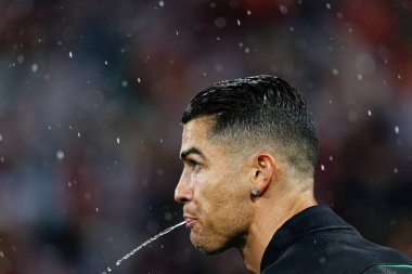 Cristiano Ronaldo, Almanya ve Portekiz milli takımları arasında oynanan 2025 UEFA Uluslar Ligi yarı final maçında görüldü (Maciej Rogowski)