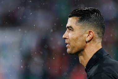 Cristiano Ronaldo, Almanya ve Portekiz milli takımları arasında oynanan 2025 UEFA Uluslar Ligi yarı final maçında görüldü (Maciej Rogowski)