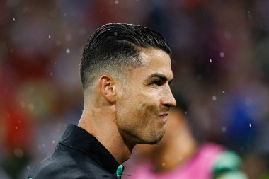 Cristiano Ronaldo, Almanya ve Portekiz milli takımları arasında oynanan 2025 UEFA Uluslar Ligi yarı final maçında görüldü (Maciej Rogowski)