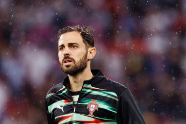 Almanya ve Portekiz milli takımları arasında oynanan 2025 UEFA Uluslar Ligi yarı final maçında Bernardo Silva görüldü (Maciej Rogowski)