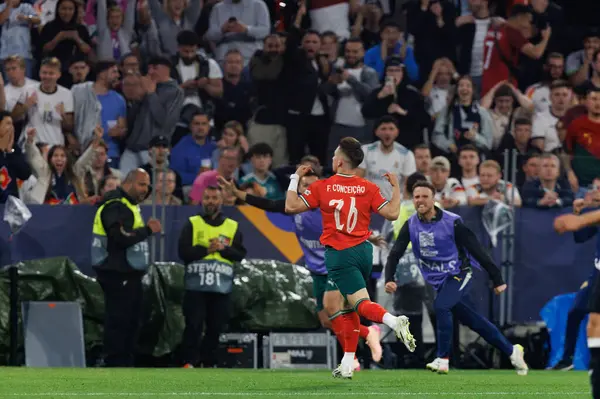 Francisco Conceicao, Almanya ve Portekiz milli takımları arasında oynanan 2025 UEFA Uluslar Ligi yarı final maçında görüldü (Maciej Rogowski)