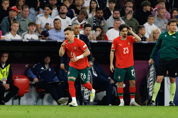 Francisco Conceicao, Almanya ve Portekiz milli takımları arasında oynanan 2025 UEFA Uluslar Ligi yarı final maçında görüldü (Maciej Rogowski)