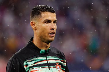 Cristiano Ronaldo, Almanya ve Portekiz milli takımları arasında oynanan 2025 UEFA Uluslar Ligi yarı final maçında görüldü (Maciej Rogowski)