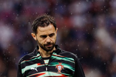 Almanya ve Portekiz milli takımları arasında oynanan 2025 UEFA Uluslar Ligi yarı final maçında Bernardo Silva görüldü (Maciej Rogowski)