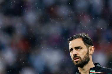 Almanya ve Portekiz milli takımları arasında oynanan 2025 UEFA Uluslar Ligi yarı final maçında Bernardo Silva görüldü (Maciej Rogowski)