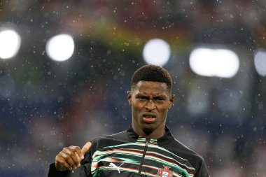 Nuno Mendes, Almanya ve Portekiz milli takımları arasında oynanan 2025 UEFA Uluslar Ligi yarı final maçında görüldü (Maciej Rogowski)