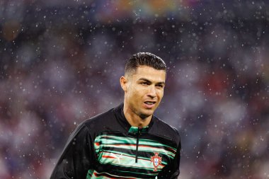 Cristiano Ronaldo, Almanya ve Portekiz milli takımları arasında oynanan 2025 UEFA Uluslar Ligi yarı final maçında görüldü (Maciej Rogowski)