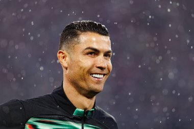 Cristiano Ronaldo, Almanya ve Portekiz milli takımları arasında oynanan 2025 UEFA Uluslar Ligi yarı final maçında görüldü (Maciej Rogowski)