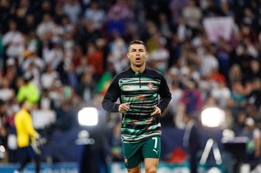 Cristiano Ronaldo, Almanya ve Portekiz milli takımları arasında oynanan 2025 UEFA Uluslar Ligi yarı final maçında görüldü (Maciej Rogowski)