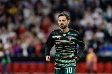 Almanya ve Portekiz milli takımları arasında oynanan 2025 UEFA Uluslar Ligi yarı final maçında Bernardo Silva görüldü (Maciej Rogowski)