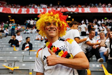 Almanya taraftarı, Almanya ve Portekiz milli takımları arasında oynanan 2025 UEFA Uluslar Ligi yarı final maçında görüldü (Maciej Rogowski)