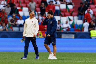 Joao Neves, Almanya ve Portekiz milli takımları arasında oynanan 2025 UEFA Uluslar Ligi yarı final maçında görüldü (Maciej Rogowski)