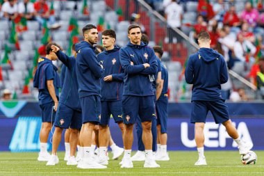 Rui Silva ve Joao Palhinha, UEFA Milletler Ligi 2025 yarı final maçında Almanya ve Portekiz milli takımları arasında görüldü (Maciej Rogowski)