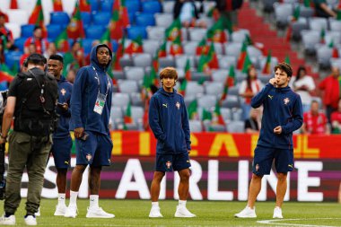 Rodrigo Mora, Almanya ve Portekiz milli takımları arasında oynanan 2025 UEFA Uluslar Ligi yarı final maçında görüldü (Maciej Rogowski)