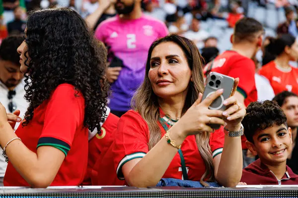 Portekizli taraftarlar, Almanya ve Portekiz milli takımları arasında oynanan 2025 UEFA Uluslar Ligi yarı final maçında görüldü (Maciej Rogowski)