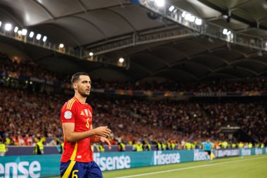 Mikel Merino UEFA Uluslar Ligi 2025 yarı final maçında İspanya ve Fransa milli takımları arasında görüldü (Maciej Rogowski)