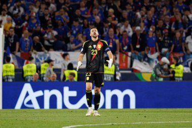 Unai Simon, İspanya ve Fransa milli takımları arasında oynanan 2025 UEFA Uluslar Ligi yarı final maçında görüldü (Maciej Rogowski)