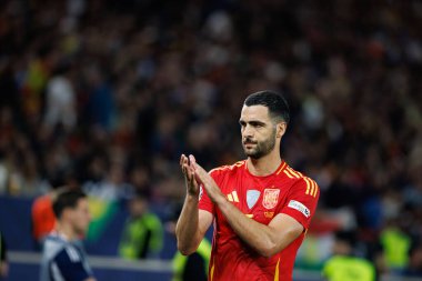 Mikel Merino UEFA Uluslar Ligi 2025 yarı final maçında İspanya ve Fransa milli takımları arasında görüldü (Maciej Rogowski)