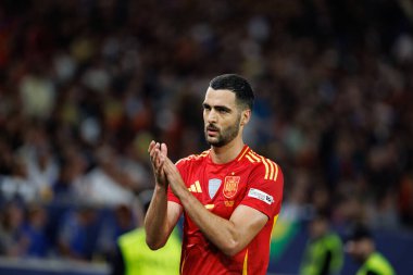 Mikel Merino UEFA Uluslar Ligi 2025 yarı final maçında İspanya ve Fransa milli takımları arasında görüldü (Maciej Rogowski)