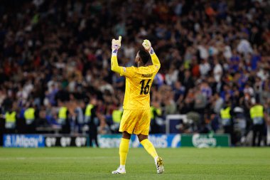 Mike Maignan, İspanya ve Fransa milli takımları arasında oynanan 2025 UEFA Uluslar Ligi yarı final maçında görüldü (Maciej Rogowski)