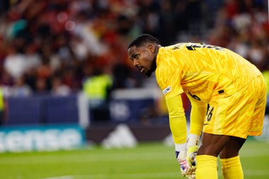 Mike Maignan, İspanya ve Fransa milli takımları arasında oynanan 2025 UEFA Uluslar Ligi yarı final maçında görüldü (Maciej Rogowski)