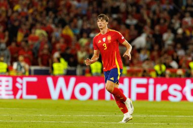 Robin Le Normand, İspanya ve Fransa milli takımları arasında oynanan 2025 UEFA Uluslar Ligi yarı final maçında görüldü (Maciej Rogowski)