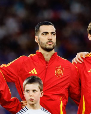 Mikel Merino UEFA Uluslar Ligi 2025 yarı final maçında İspanya ve Fransa milli takımları arasında görüldü (Maciej Rogowski)