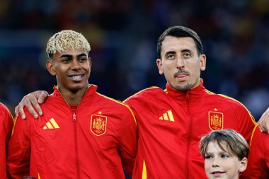 Lamine Yamal ve Mikel Oyarzabal, İspanya ve Fransa milli takımları arasında oynanan 2025 UEFA Milletler Ligi yarı final maçında görüldü (Maciej Rogowski)