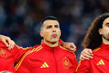 Pedro Porro, İspanya ve Fransa milli takımları arasında oynanan 2025 UEFA Uluslar Ligi yarı final maçında görüldü (Maciej Rogowski)