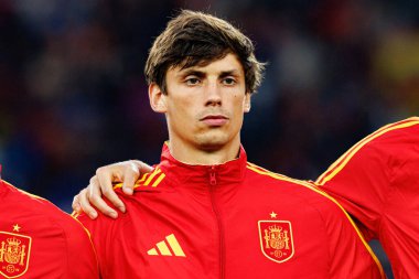 Robin Le Normand, İspanya ve Fransa milli takımları arasında oynanan 2025 UEFA Uluslar Ligi yarı final maçında görüldü (Maciej Rogowski)