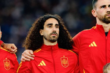 Marc Cucurella, İspanya ve Fransa milli takımları arasında oynanan 2025 UEFA Uluslar Ligi yarı final maçında görüldü (Maciej Rogowski)