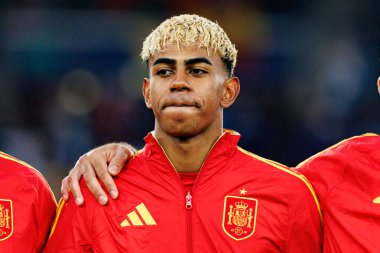 Lamine Yamal, İspanya ve Fransa milli takımları arasında oynanan 2025 UEFA Uluslar Ligi yarı final maçında görüldü (Maciej Rogowski)