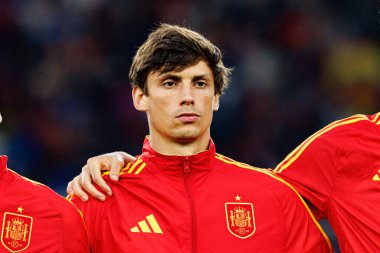 Robin Le Normand, İspanya ve Fransa milli takımları arasında oynanan 2025 UEFA Uluslar Ligi yarı final maçında görüldü (Maciej Rogowski)