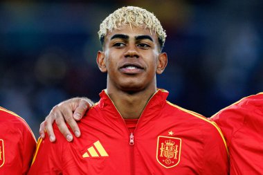 Lamine Yamal, İspanya ve Fransa milli takımları arasında oynanan 2025 UEFA Uluslar Ligi yarı final maçında görüldü (Maciej Rogowski)