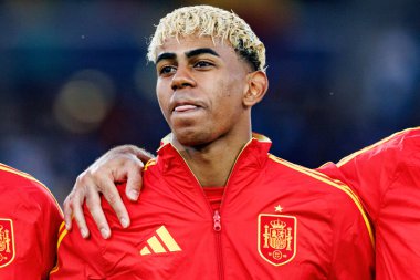 Lamine Yamal, İspanya ve Fransa milli takımları arasında oynanan 2025 UEFA Uluslar Ligi yarı final maçında görüldü (Maciej Rogowski)