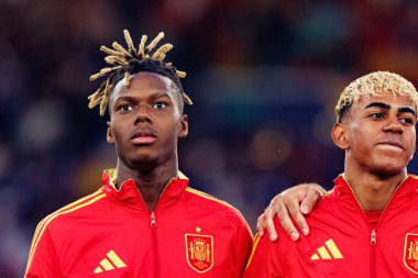 Nico Williams UEFA Uluslar Ligi 2025 yarı final maçında İspanya ve Fransa milli takımları arasında görüldü (Maciej Rogowski)