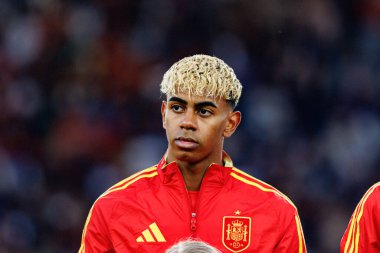 Lamine Yamal, İspanya ve Fransa milli takımları arasında oynanan 2025 UEFA Uluslar Ligi yarı final maçında görüldü (Maciej Rogowski)