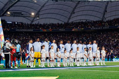 UEFA Uluslar Ligi 2025 yarı final maçında İspanya ve Fransa milli takımları (Maciej Rogowski)