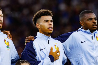 UEFA Uluslar Ligi 2025 yarı final maçında İspanya ve Fransa milli takımları arasında görülen arzu Doue (Maciej Rogowski)