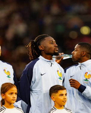 UEFA Uluslar Ligi 2025 yarı final maçında İspanya ve Fransa milli takımları arasında Manu Kone görüldü (Maciej Rogowski)