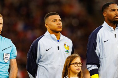 UEFA Uluslar Ligi 2025 yarı final maçında İspanya ve Fransa milli takımları arasında Kylian Mbappe görüldü (Maciej Rogowski)