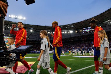 Lamine Yamal, İspanya ve Fransa milli takımları arasında oynanan 2025 UEFA Uluslar Ligi yarı final maçında görüldü (Maciej Rogowski)