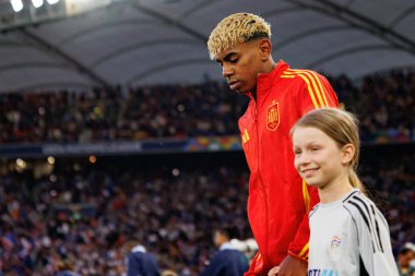 Lamine Yamal, İspanya ve Fransa milli takımları arasında oynanan 2025 UEFA Uluslar Ligi yarı final maçında görüldü (Maciej Rogowski)