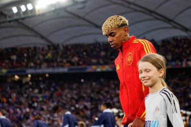 Lamine Yamal, İspanya ve Fransa milli takımları arasında oynanan 2025 UEFA Uluslar Ligi yarı final maçında görüldü (Maciej Rogowski)