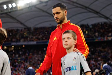 Mikel Merino UEFA Uluslar Ligi 2025 yarı final maçında İspanya ve Fransa milli takımları arasında görüldü (Maciej Rogowski)