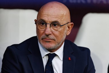 Luis De La Fuente, İspanya ve Fransa milli takımları arasında oynanan 2025 UEFA Uluslar Ligi yarı final maçında görüldü (Maciej Rogowski)