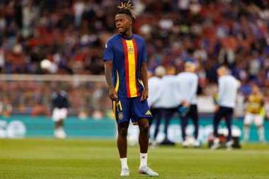Nicolas Williams, İspanya ve Fransa milli takımları arasında oynanan 2025 UEFA Uluslar Ligi yarı final maçında görüldü (Maciej Rogowski)