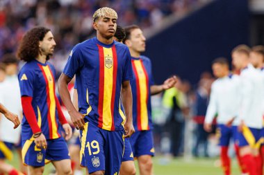 Lamine Yamal, İspanya ve Fransa milli takımları arasında oynanan 2025 UEFA Uluslar Ligi yarı final maçında görüldü (Maciej Rogowski)